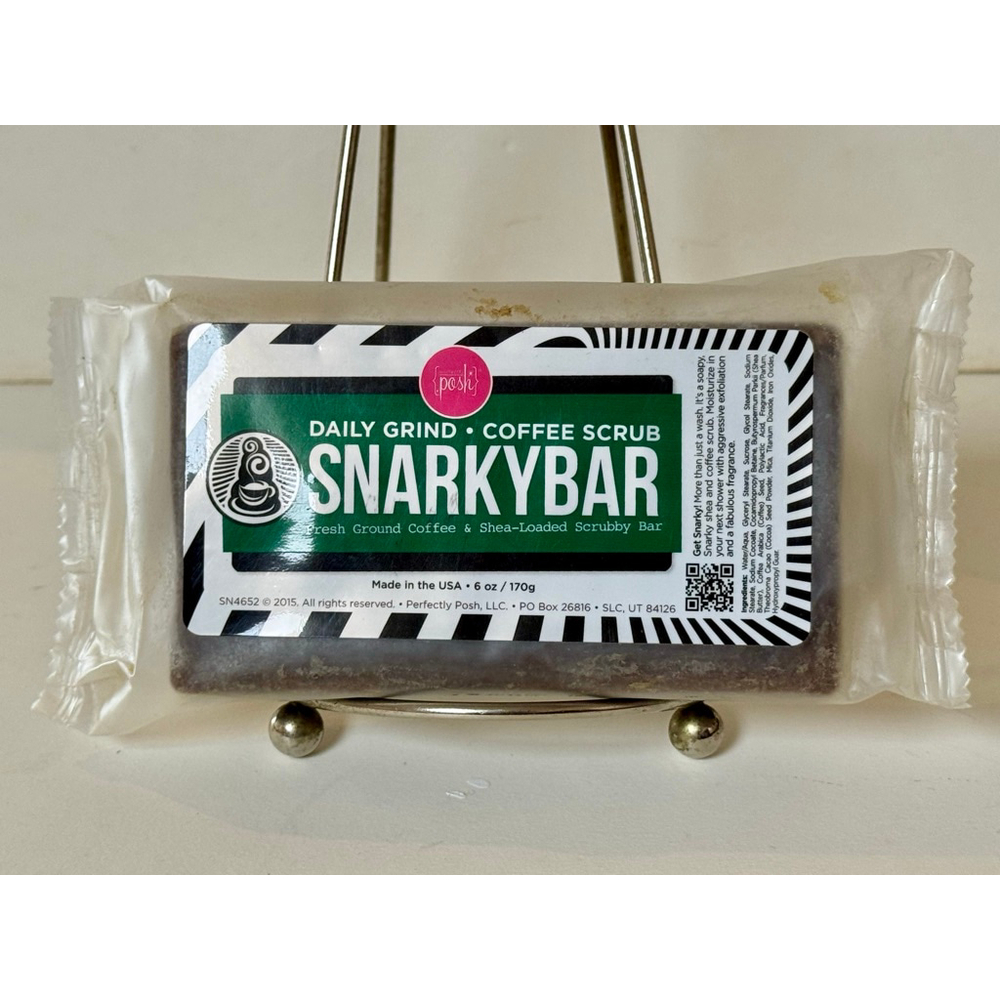 Perfectly Posh Daily Grind Coffee Scrub Snarky Bar Retired HTF RARE